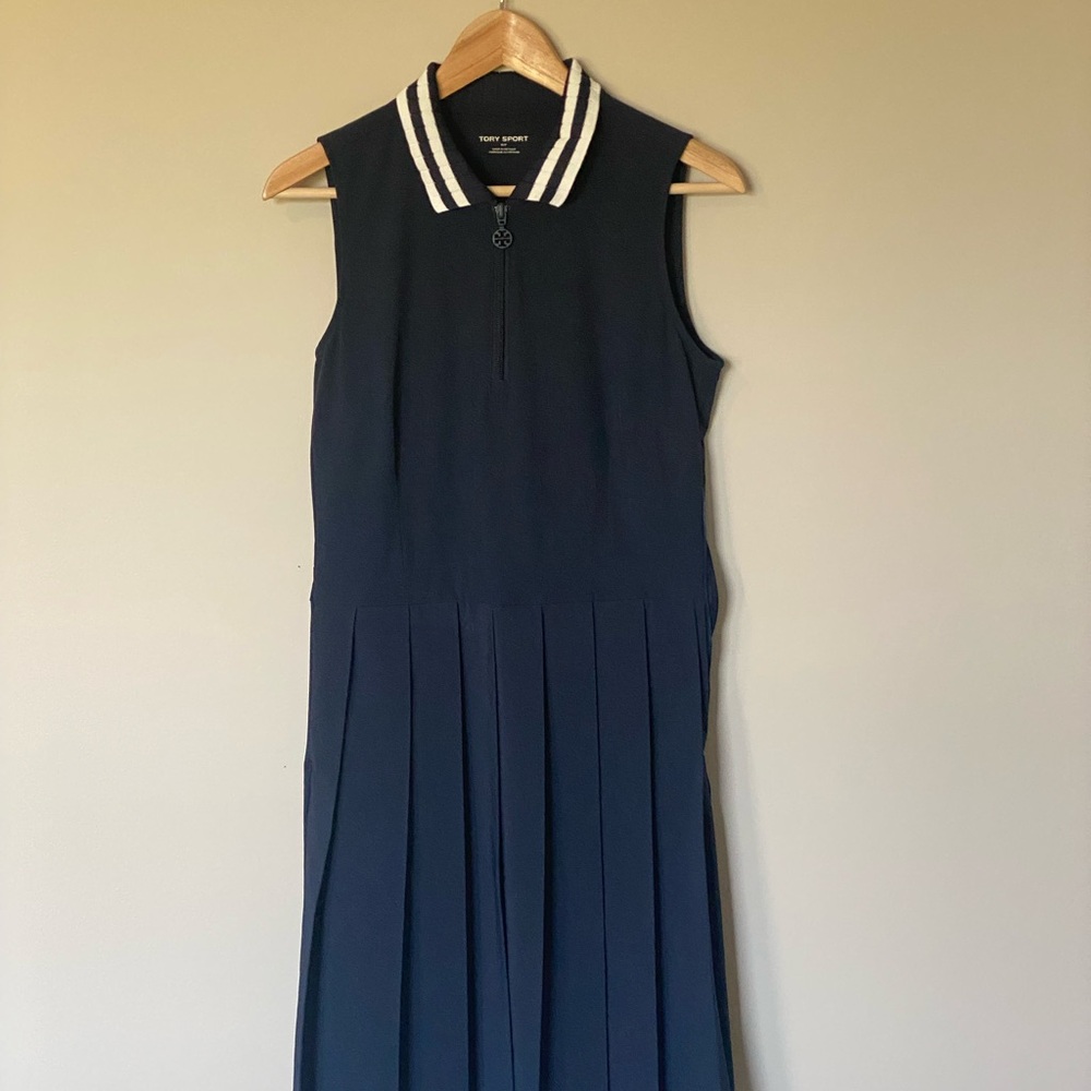 Navy Blue Tory Burch Golf Performance Dress